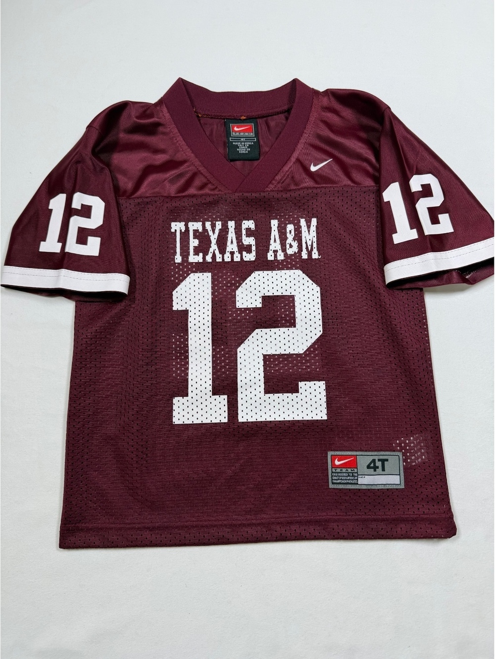 Nike Texas A&M 12 youth jersey